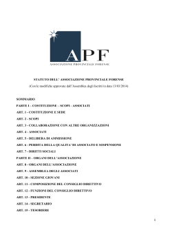 Statuto APF _modificato in data 13.03.2014_