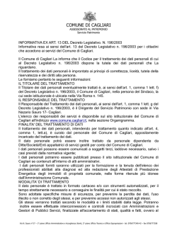 Informativa Dati APE