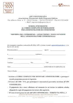 m - Associazione della Proprietà Edilizia in Torino