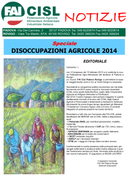 FAI Padova Rovigo News_DSAGR 2014