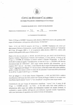 Divieti di Balneazione