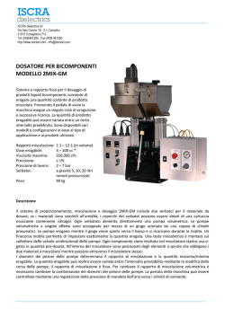 DOSATORE PER BICOMPONENTI MODELLO 2MIX-GM