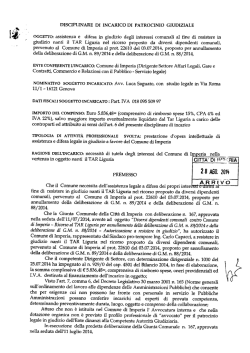 disciplinare 2 - Comune di Imperia