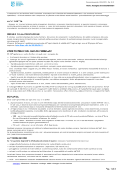 Istruzioni per domanda ANF