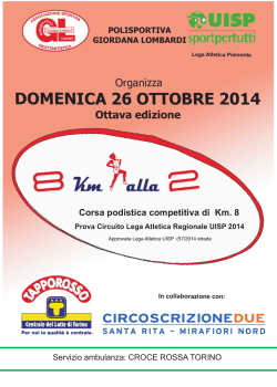 E A 26 2 4 DOM NIC OTTOBRE 01 a i Ott va ed zione