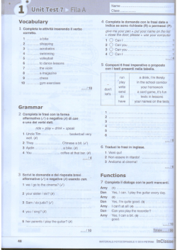 inglese - internos