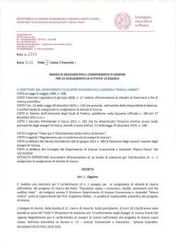 Economia - Universit&agrave; degli Studi di Padova