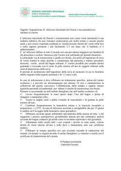 infezione intestinale da Ossiuri
