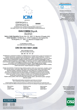 ICIM - Giacomini SpA