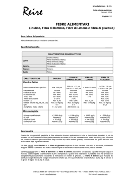 fibre alimentari