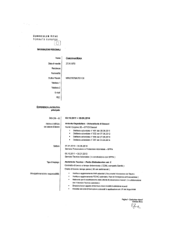 CURRICULUM VITAE FORMATO EURO?EO à