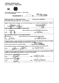 AZÌÈNDA OSPEDALIERA SAN CAMILLO