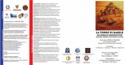 elenco relatori (pdf) - mediatoreinterculturale