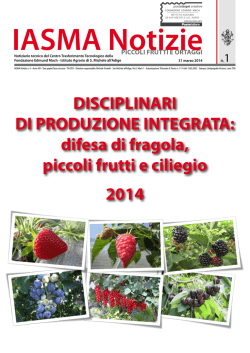Download IASMA NOTIZIE PICCOLI FRUTTI E ORTAGGI n. 1
