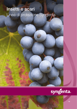 Insetti e acari - Linea di protezione Syngenta