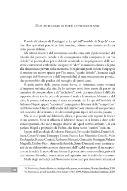 Il miele del silenzio di Pontiggia1 e Le api dell