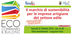 Il marchio di sostenibilit&agrave; per le imprese artigiane del