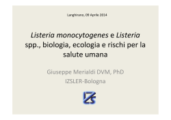 2. Giuseppe Merialdi Listeria biologia, ecologia