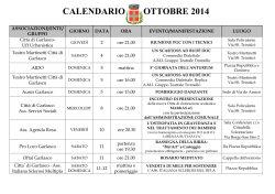 calendario ottobre 2014