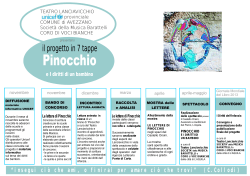 progetto PINOCCHIO - Teatro Lanciavicchio