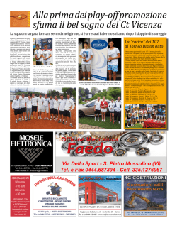 Download PDF - Circolo Tennis Vicenza