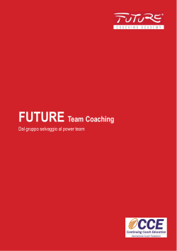Scarica Brochure - FUTURE Coaching Academy
