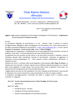 OTTO Abruzzo - CRE - 21.12.2014 - Aggiornamento AEI