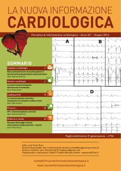 giugno 2014 - Nuova Informazione Cardiologica