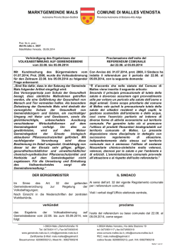 marktgemeinde mals comune di malles venosta
