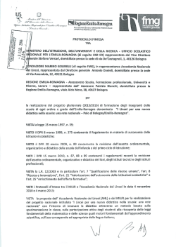 Intesa USR RER Golinelli 2014 - Ufficio scolastico regionale per l