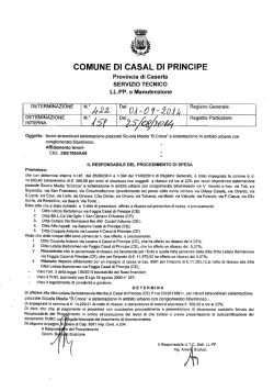 Documento - Comune di Casal di Principe