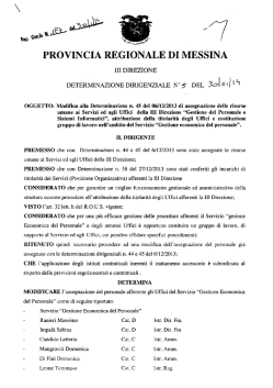 D.D. 197 N. 5 - Provincia Regionale di Messina