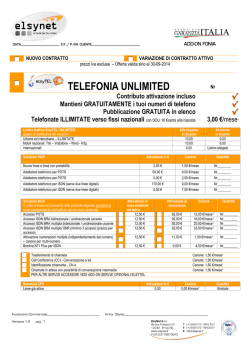 telefonate nazionali illimitate o tanti minuti inclusi (wlr,voip