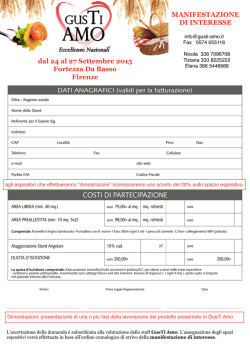 Diventa espositore