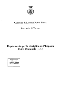 Lavena Ponte Tresa – Iuc Regolamento (PDF)