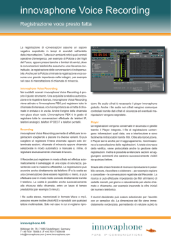 innovaphone Voice Recording: Registrazione voce presto fatta