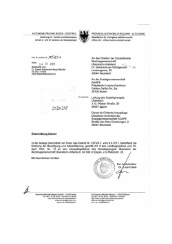 AUTONOME PROVINZ BOZEN - sünn595