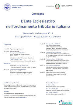 Programma A4.cdr - Ordine dei Dottori commercialisti di Genova