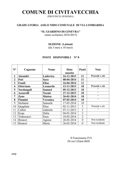 Grad. A.Nido Comunale - a.s. 2014-2015 -