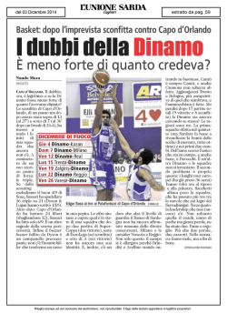 I dubbi della Dinamo
