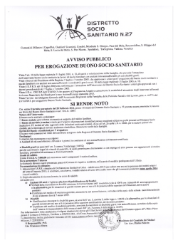 bonus socio sanitario - Comune di Pace del Mela