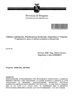 i iii! H Il i Ii III I i - Delibere di giunta e consiglio