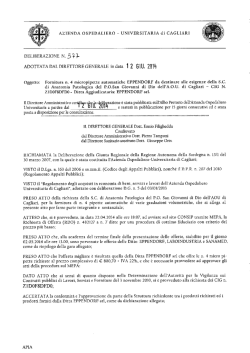 Deliberazione n. 577 del 12.06.2014