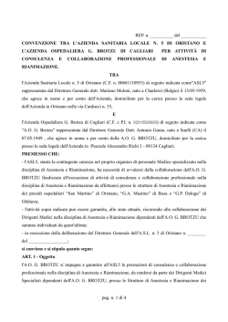 Delibera del Direttore Generale n° 628 del 25.07.2014