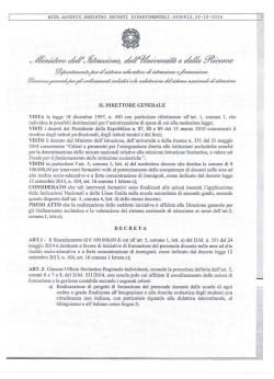 DM 812 del 30 ottobre 2014 pdfi - Ufficio Scolastico Regionale per il