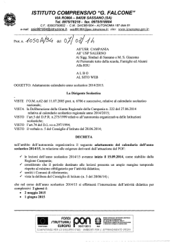 ISTITUTO COMPRENSIVO "G. FALCONE"