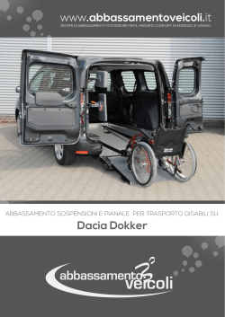 Download scheda pdf - Abbassamento veicoli