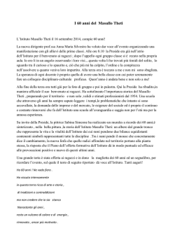 I 60 anni del Masullo Theti