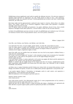 e-mail dagli spettatori