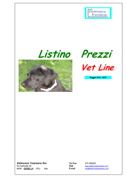 Listino Pet Line 0514-RV3